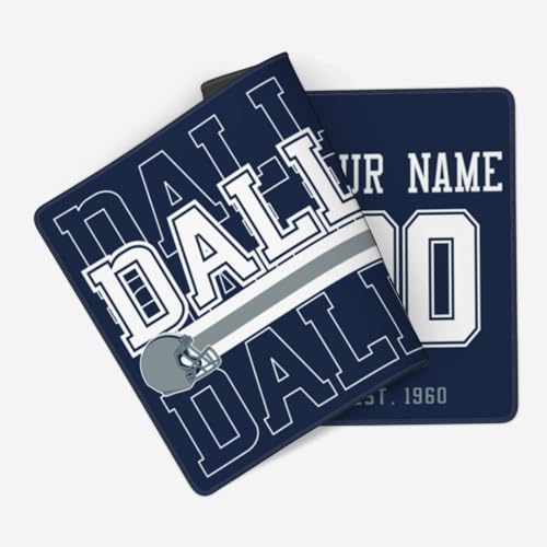 Image of ANTKING Dallas Mouse Pad Custom Name and Number Desk Pad for Men Women Youth Gifts
