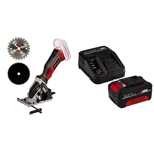 Einhell Akku-Mini-Handkreissäge TE-CS 18/89 Li Power X-Change (18 V, Li-Ion, 2500 min-1, 28 mm Schnitttiefe, 89 mm…