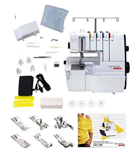 Bernette 44 Overlock Machine W/ 6 Free Feet Kit! #TOP5