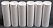 Creative Hobbies Set of 6, 3 Inch Tall White Plastic Candle Covers Sleeves Chandelier Socket Covers ~Candelabra Base
