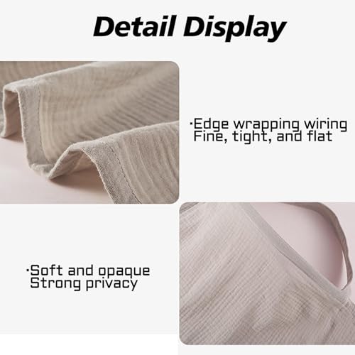 Image of Khaki Cover for - Soft and Breathable Feeding Scarf, Feeding Cover Versatile Multi-Functional Nursing Shawl for Mothers, Chic and Lightweight Design with Full Coverage for Private Nursing Anywhere
