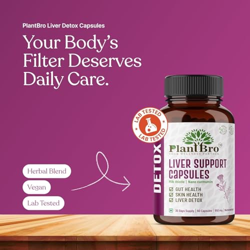 Image of Liver Detox + Curcumin Capsules Combo | Milk Thistle, Kutki, Curcumin with Black Pepper | Liver Cleanse, Digestion & Immune Support | Nano Extracts | 60+60 Capsules | 30 Day Supply