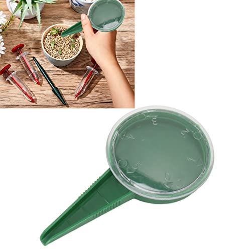 10 piezas dispensador manual para semillas reusable verde miniatura 3