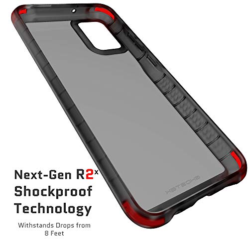Image of Ghostek COVERT Galaxy A02s Case with Clear Slim Fit Design and Anti-Slip Grip Bumper Premium Shockproof Protection Thin Protective Phone Cover Designed for 2021 Samsung Galaxy A02 s (6.5 Inch) (Smoke)