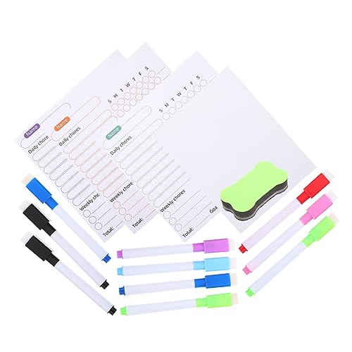 Evite Olvidos con las Pegatinas Magnéticas para Horarios de Cocina y Tareas