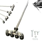 Positioning Calipers for Precise Measurements & Easy Wood Cutting Adjustable Stainless Steel Precision Cutting Guide,Positioning Calipers for Circular Saw & Hand Saw (Upgraded four-axis straight line)