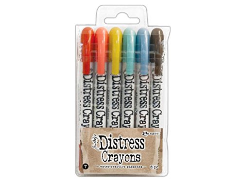 Ranger TH THoltz Distress Crayons Set 7, 7 Count (Pack of 1)