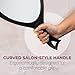Zadro Salon Professional Extra Large Hand Mirror with Handle, 10