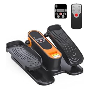 2025 New Under Desk Elliptical Machine,Portable Seated Pedal Exercise Machine for Seniors, 12 Adjustable Speed Elipse Leg Exerciser with Remote Control,Quiet Foot Exercise Machine for Home Office