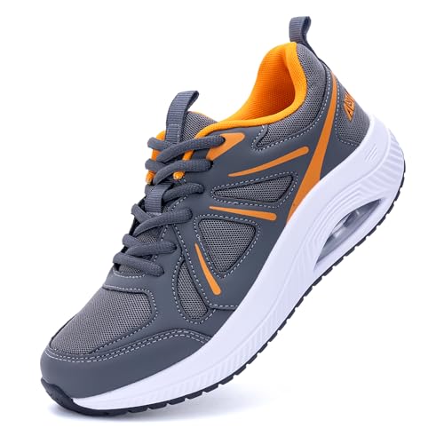 Image of QAUPPE Womens Walking Shoes with Arch Support Athletic Orthotic Sneakers for Women Foot Pain Relief