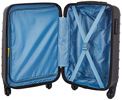 Image of Aristocrat Lisbon ABS Hardside Trolley Bag with Anti-Scratch Surface (Small 55 Cms Graphite)