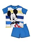  Disney Ensemble 2 PCS Short + T-Shirt Mickey Mouse Bleu 6 Mois