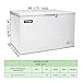 KITMA Chest Freezer - 15.9 Cu.Ft Reach-In Freezer Chest - Solid Door Deep Freezer with 2 Storage Baskets and Adjustable Thermostat, White