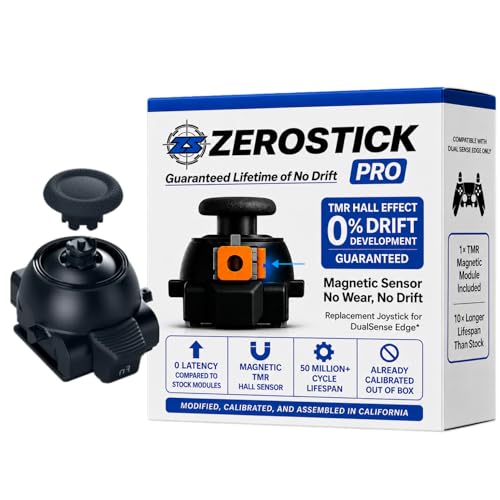Image of ZeroStick Pro Custom TMR Hall Effect Joystick Module Compatible with PS5 DualSense Edge TMR Drift Free Magnetic Stick Replacement 1X High Precision Long Life Design