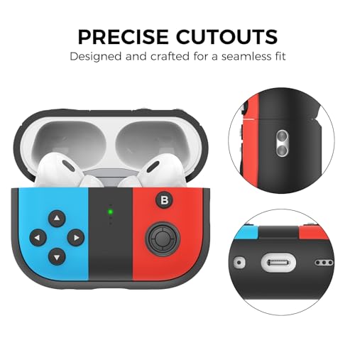 Image of TRONWIN Silicone Airpods Pro 2 Case Protective Cover Skin Gamepad Design for Airpods Pro 2022