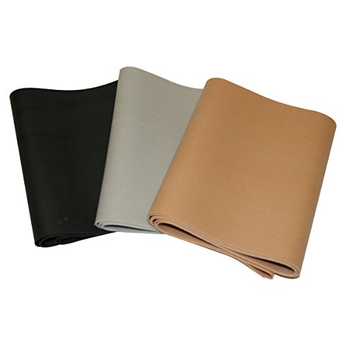 CanDo 10-5684 Latex-Free Exercise Band Pep Pack, Difficult, Black Silver Gold