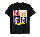 Coole Grinsende Totenköpfe Auf Briefmarken T-Shirt