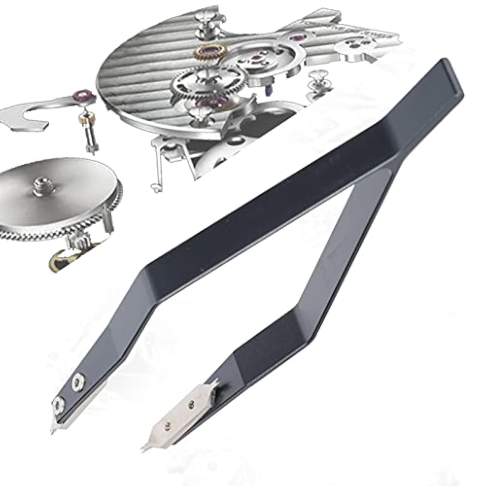 Watch Spring Bar Plier Tool, Useful Alloy Tweezers for Watch Maintenance