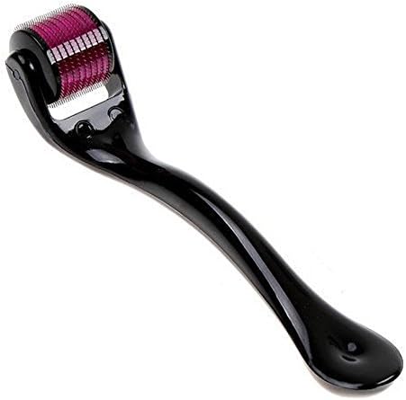 ELMASK DRS Derma Roller 0.5mm 540 Titanium Micro Needles Roller Treating Acne Scars Skin Hair Loss Wrinkles Blackheads Reducing Blemishes Scars Potholes Cellulite Stretchmarks