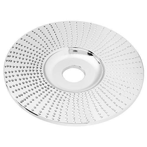 SALUTUYA Disque de meuleuse d'angle Disque de Sculpture sur Bois Disque de Polissage du Bois Disque de Mise en Forme Disque de Coupe de 5 / 8po de diamètre intérieur Revêtement en carbure de