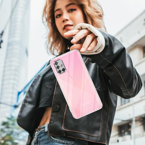 Image of Jkobi Back Cover for Samsung Galaxy A71 (Silicone Clear Shockproof Case with Camera Protection | Soft and Flexible | Transparent)