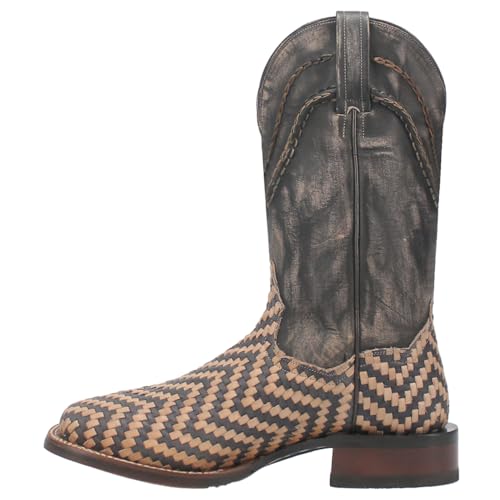 Dan Post Men's Keaton Striped Square Toe Western Boot3