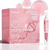 Mtmult Salmon DNA PDRN Serum - PDRN Salmon DNA Anti-Aging Ampoule with 99% Salmon DNA PDRN, Collagen & Hyaluronic Acid, 0.05 fl.oz x 30e, Firming & Moisturizing - Fuses Salmon DNA Power