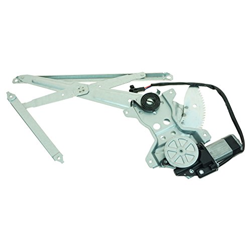 Image of TRQ Front Driver Side Power Window Motor and Regulator Assembly Power Compatible with 2000-03 Toyota Tundra 2004-06, Extended Cab 2004-06 Tundra Regular Cab