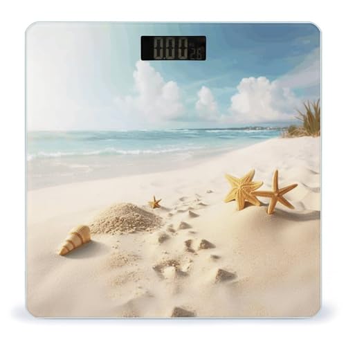 Báscula Digital de Baño con Pantalla LCD y Vidrio Templado miniatura 1