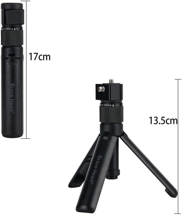 Miniatura 3 de Brave heart Paquete de bala de mano Mini trípode para Insta360 X5 Insta 360 X5 X4 one X3 X2 RS R para DJI OSMO 360 Accesorios..