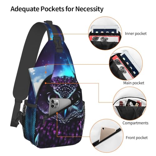 Mochila Sling Backpack Negra para uso urbano miniatura 3