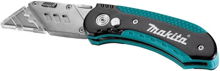 Quick Change Folding Utility Knife with 10 Blades