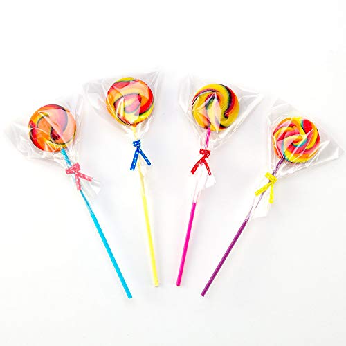 Bezall 100Pcs Paper Lollipop Sucker Sticks For Cake Pops Candy, 6-Inch By 5/32-Inch (Purple) #TOP6