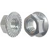 BCP Fasteners 40 Pack 3/8-16 Zinc Plated Serrated Flange Hex Lock Nuts (BCP271)