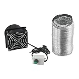 Sistema de extracción de humos por conductos Soluciones de velocidad ajustable alimentado por USB para aire limpio (ventilador más tubo de 3 m)