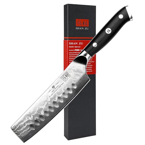 SHAN ZU Damascus Chef Knife with G10 Handle