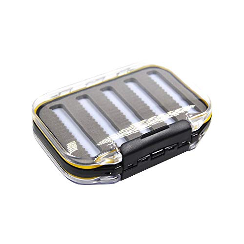 WAONIQ Fliegenbox Angelköder Box - Wasserdichte Aufbewahrung Für Fliegenfischen