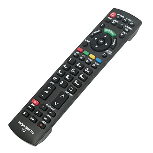 ALLIMITY N2QAYB000673 N2QAYB000753 Remote Control Replace fit for Panasonic Viera Internet TV TX-L32D25E TX-L32D28EP TX-L32E30E TX-L37EW30S TX-P42G30J TX-P42G30Y TX-P46GW30J TX-P50G30B TX-L32E5Y - Image 2