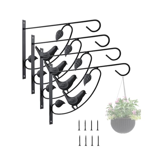 HOME MASTER HARDWARE 12 in Hanging Plants Bracket,Wall Mounted Planter