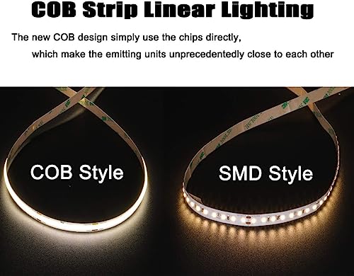 Tira LED COB dephen 16.4ft Luz Día 4000K DC24V miniatura 4