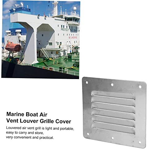 Enhance Your Boat' Air Flow With Durable Tainle Teel Rectangular Loered Air Vent Grill - Perfect Marine Ventilation Cover For Boat Ventilation And Air Flow #TOP5