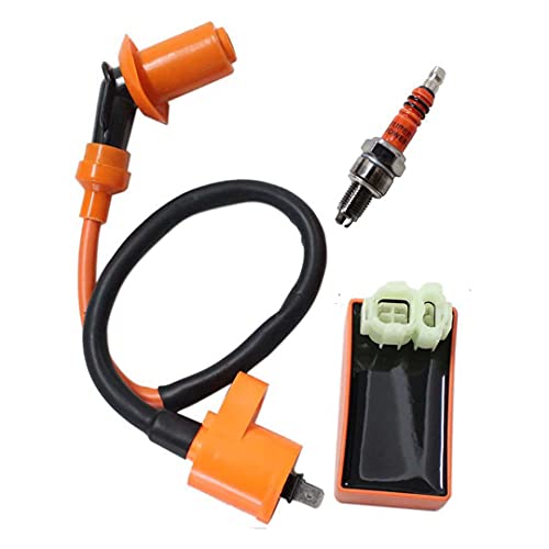 Performance Racing 6 Pins Ac Cdi Box + Ignition Coil + Spark Plug For Gy6 150Cc 125Cc 50Cc Scooter Moped Atv Go Karts #TOP2