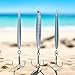 Navicatch Saltwater Fishing Lures Fishing Jigs Fishing Spoons for Striped bass, Pompano, Spanish Mackerel，Bluefish,Metal Jigging, Diamond Jigs Silver 3pcs. 1 2/5oz+1 4/5oz+ 2oz Premium to Choose