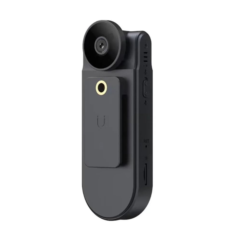Mini Caméra HD 1080P Bodycam 180° Réglable Sports DV Caméra Extérieure Enregistreur des Forces de L'Ordre Caméra de Vision Nocturne