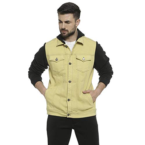 Image of Campus Sutra Men's Solid Regular Jacket