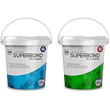 FGCI Super Bond Slow Cure 2 Part Epoxy 2 Pint, Adhesive Putty for DIY Wood and Metal Projects, Extended Work Time, Made in the USA