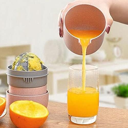 Manual Lemon Juicer Mini Fruit Hand Citrus Squeezer Capacity Machine Tool(Beige)