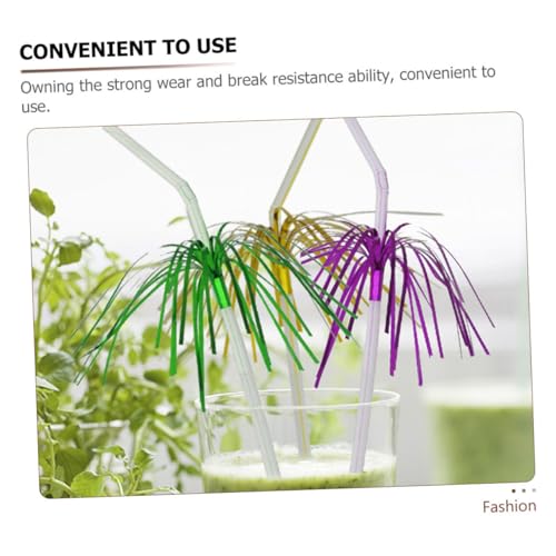 Pitillos plásticos desechables colores surtidos pack de 50 miniatura 5