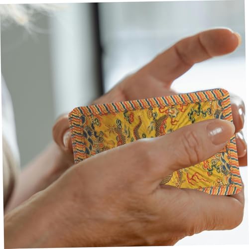 HANABASS Goldene Pokerkarten Filigranem Drachenmotiv Leicht Tragbar und Langlebig für Familien Partys und Spieleabende – Bild 8