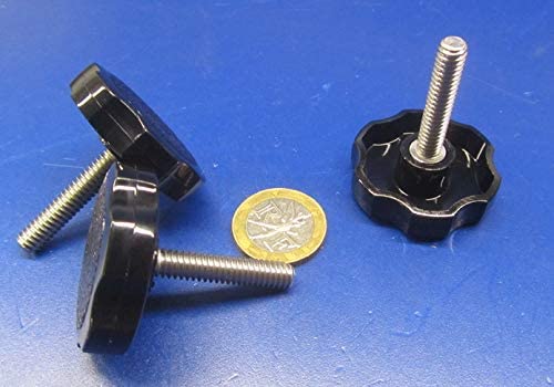 18-8 SS Rosette Head Thumb Screws FT 1/4"-20 x 1.25" Length 10 Pcs